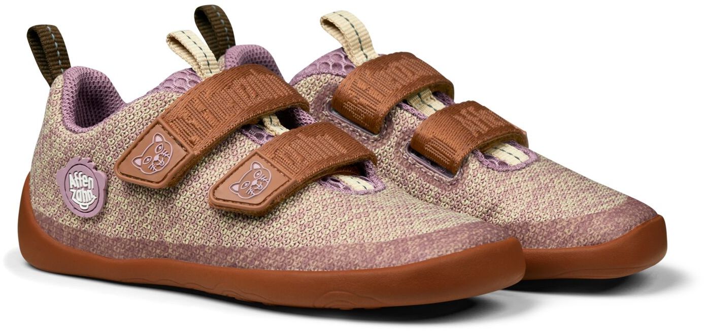 Dětské barefoot boty Affenzahn Sneaker Knit Happy - Cat Velikost: EU 26