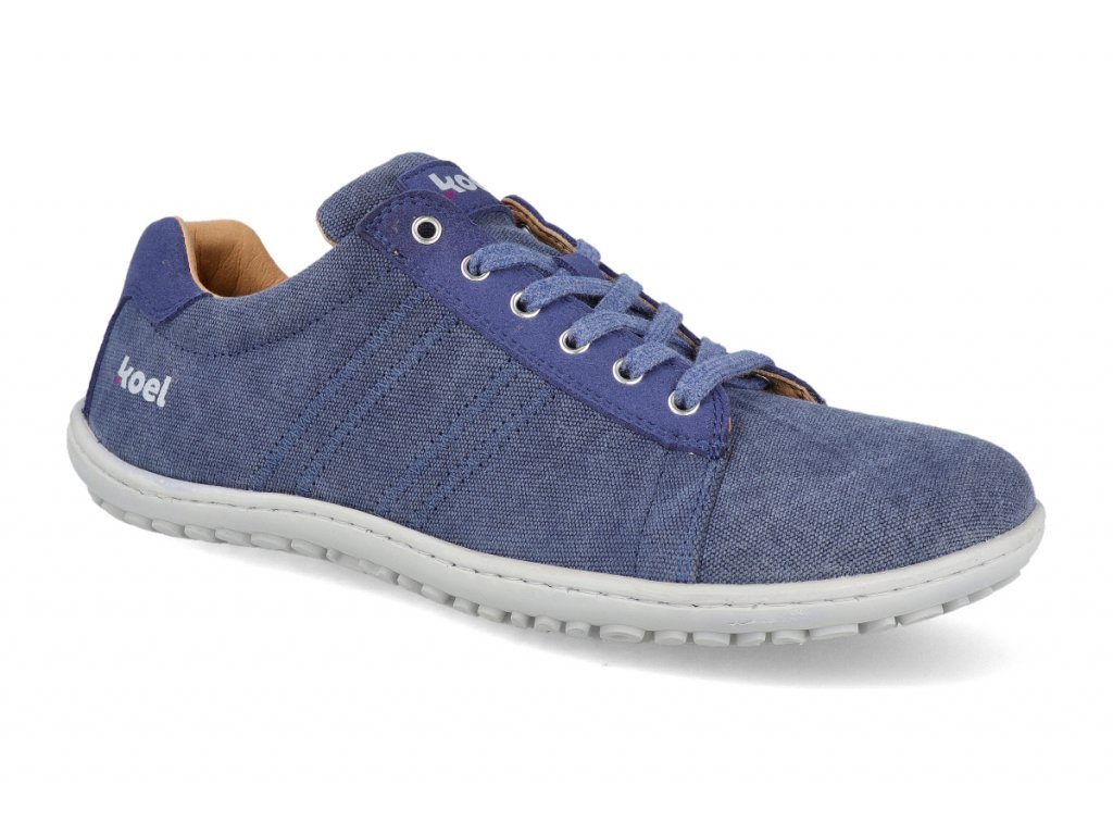 Levně KOEL4kids Barefoot dámské tenisky Koel - Ivanna Textile Blue