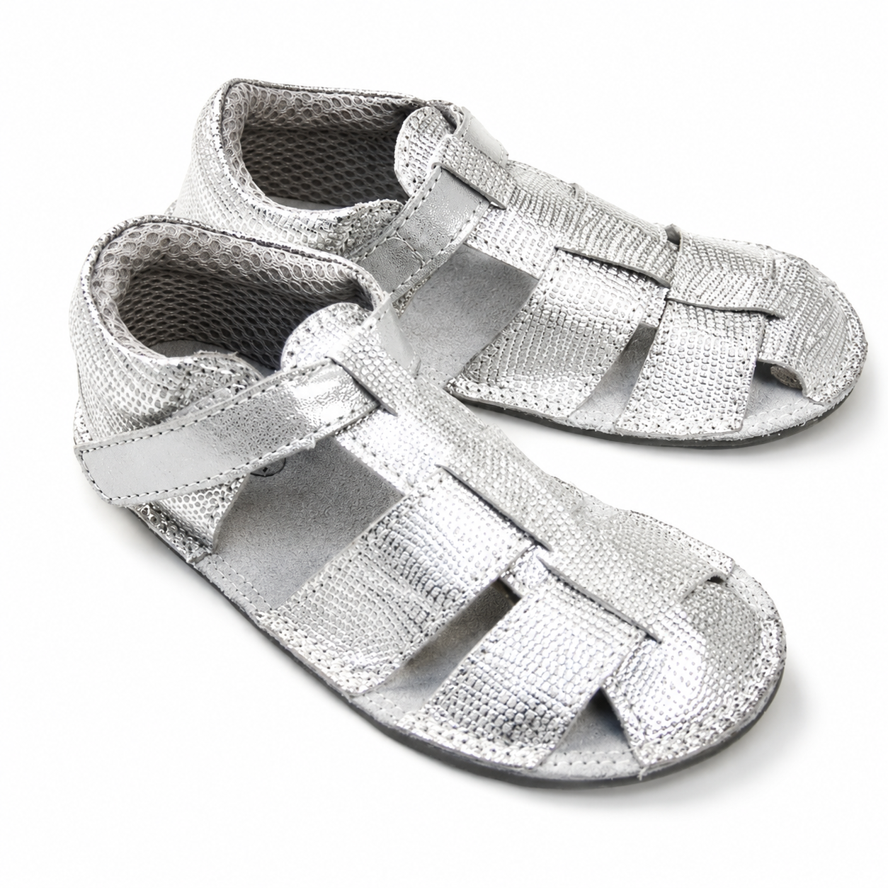 Ef Barefoot sandály Silver Velouria Velikost: EU 30