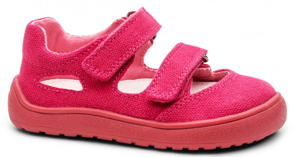 Levně Dětské sportovní barefoot sandály Protetika Tafi (různé barvy) Barva: Tmavě růžová,