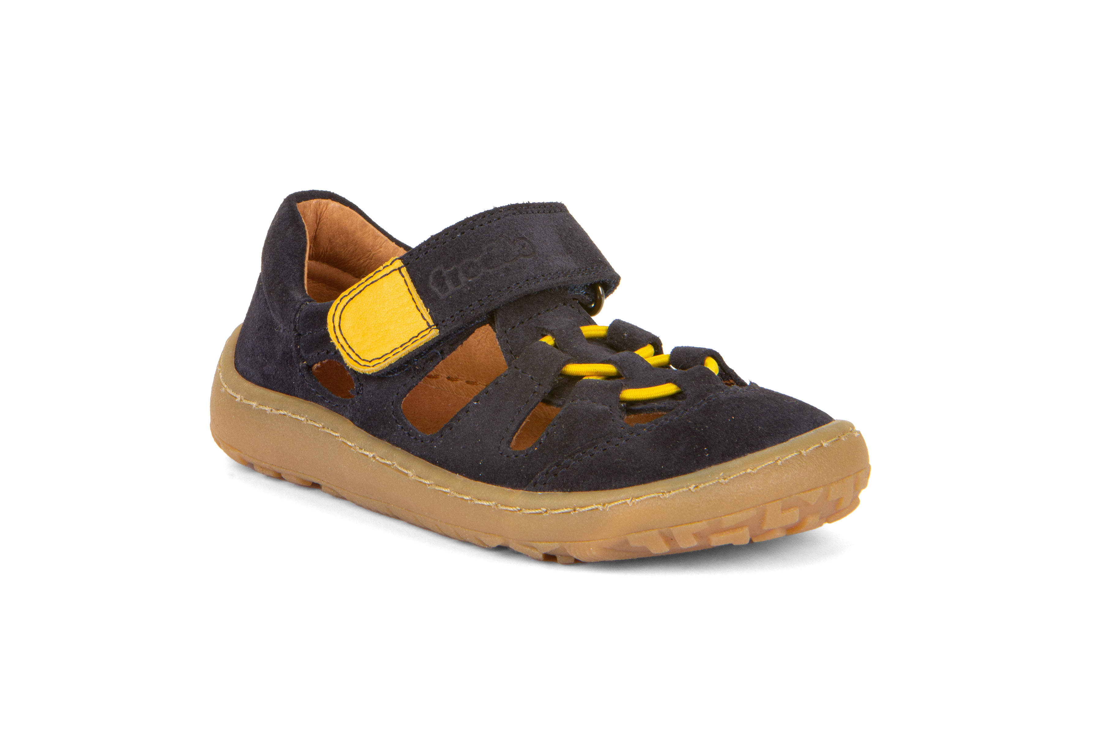 Levně Barefoot sandálky FRODDO Elastic Dark Blue - modré