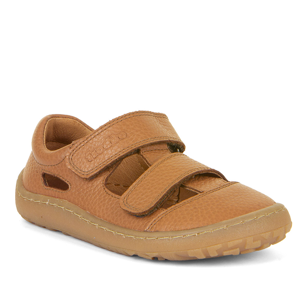 Levně Barefoot sandále FRODDO G3150266 cognac - hnědé