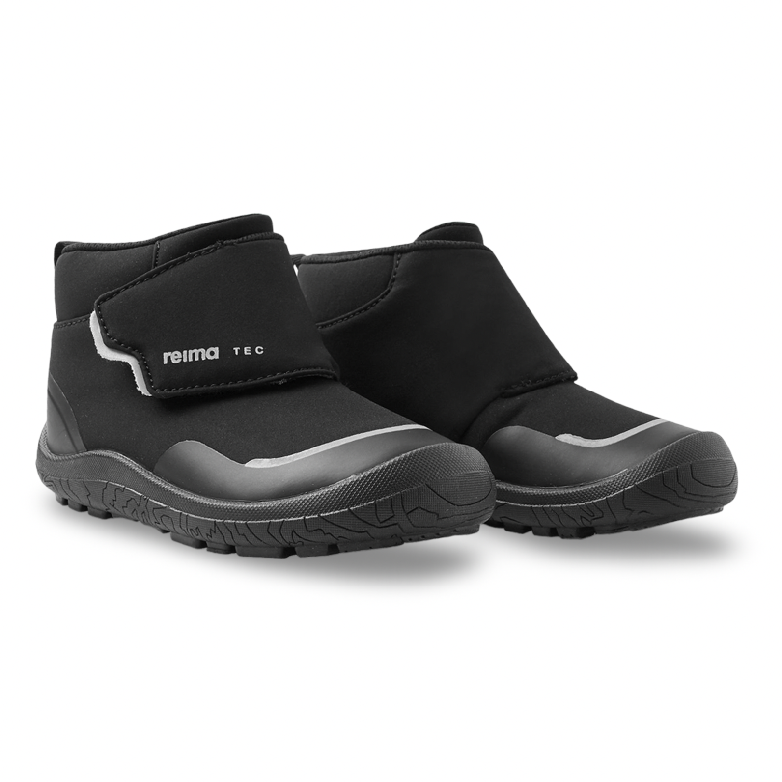 Levně Dětské barefoot boty s membránou Reima Hyppii - Black