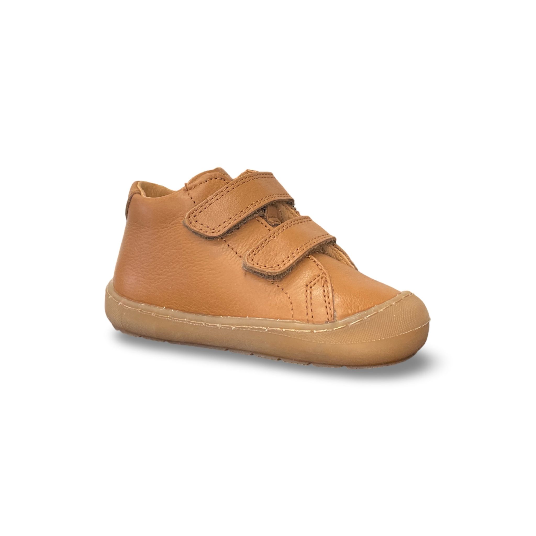 Levně Froddo Barefoot kotníčkové celoroční boty Cognac - hnědá