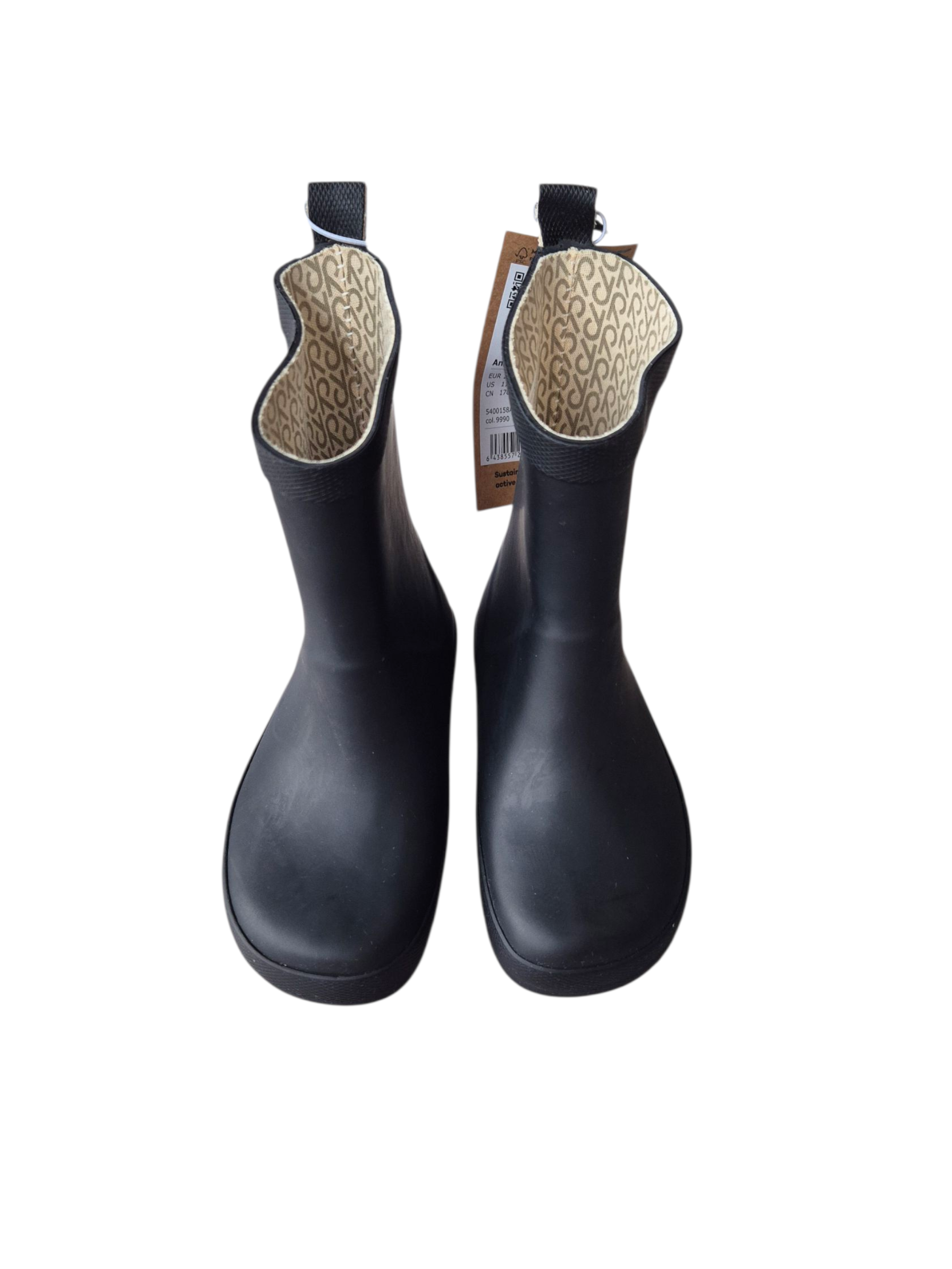 Levně Dětské barefoot holínky Reima Ankka - Black
