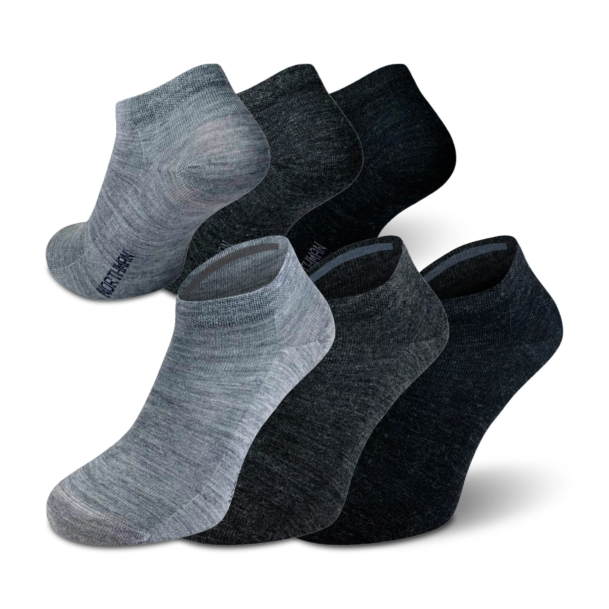 Levně Ponožky NORTHMAN SUMMER MERINO (3ks) Barva: Šedá,