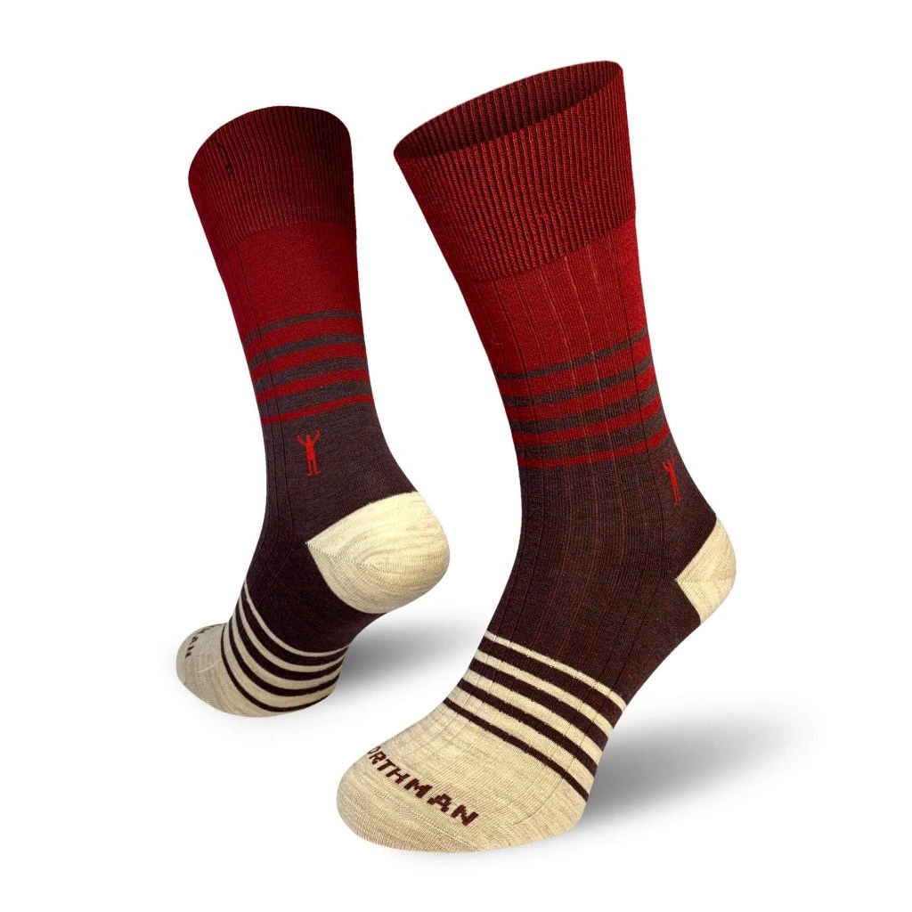 Levně Ponožky NORTHMAN TROJAN 2 MERINO Barva: Červená,