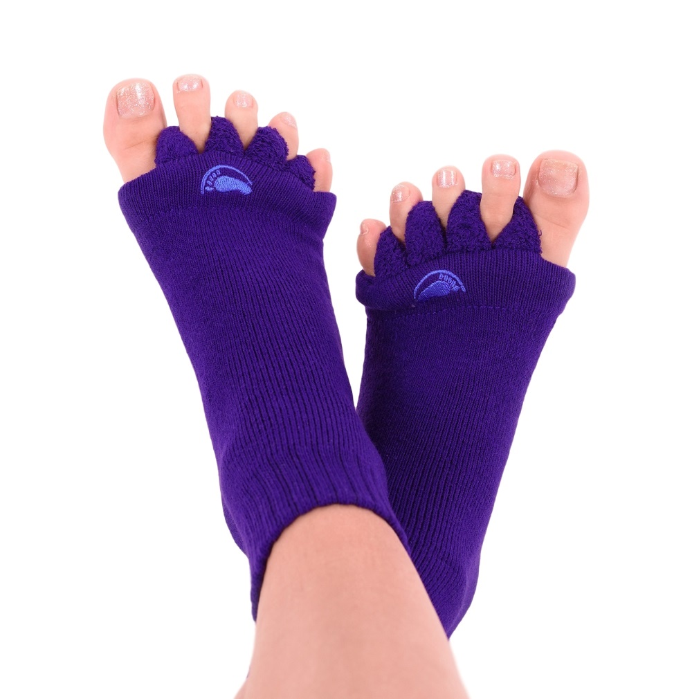 Levně Happy Feet Adjustační ponožky® Barva: Fialová,