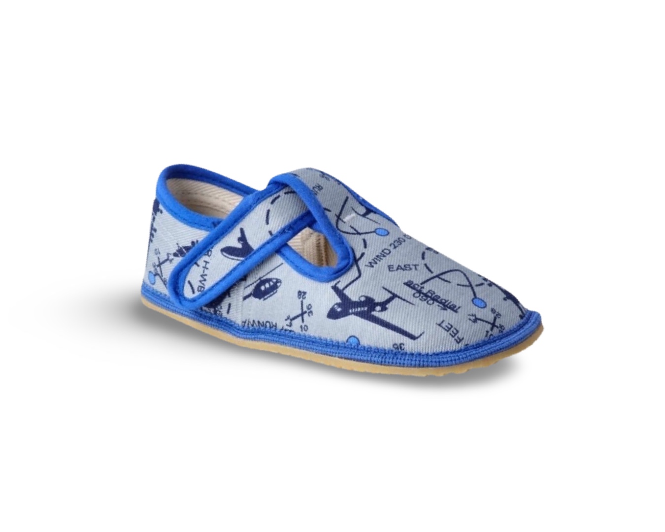 Levně Beda barefoot přezůvky Grey aeroplane