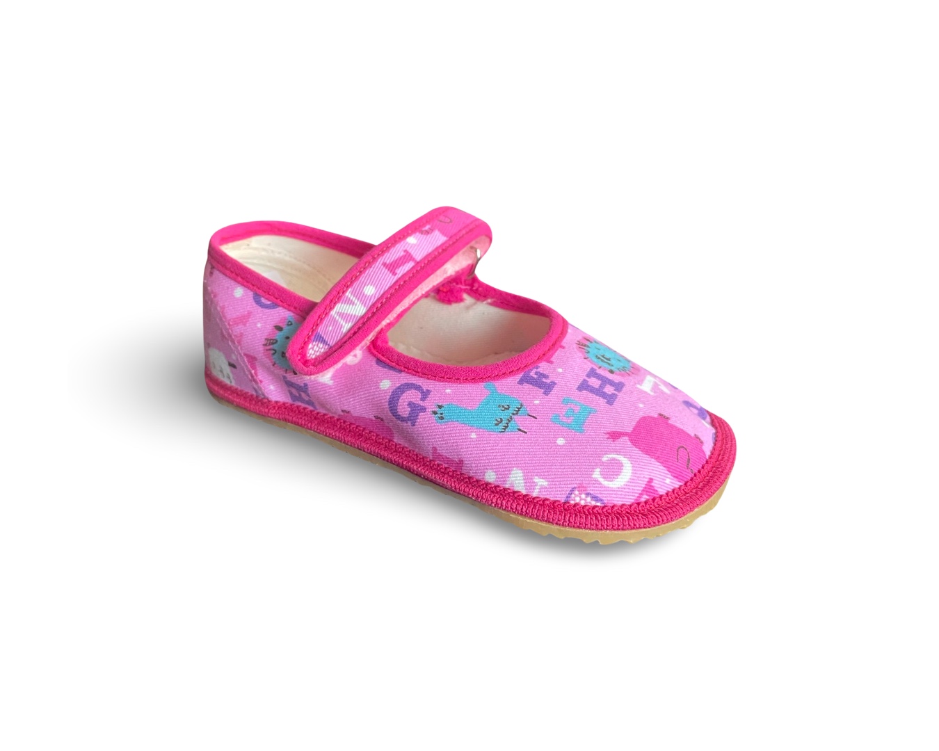 Levně Beda barefoot balerínky pink words