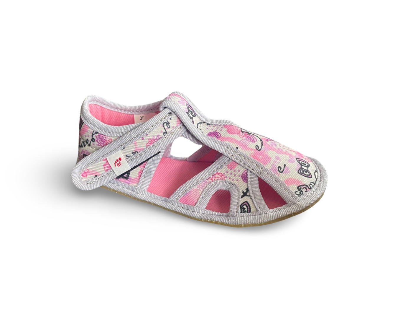 Levně Barefoot bačkory Ef Princess sandálkové 386