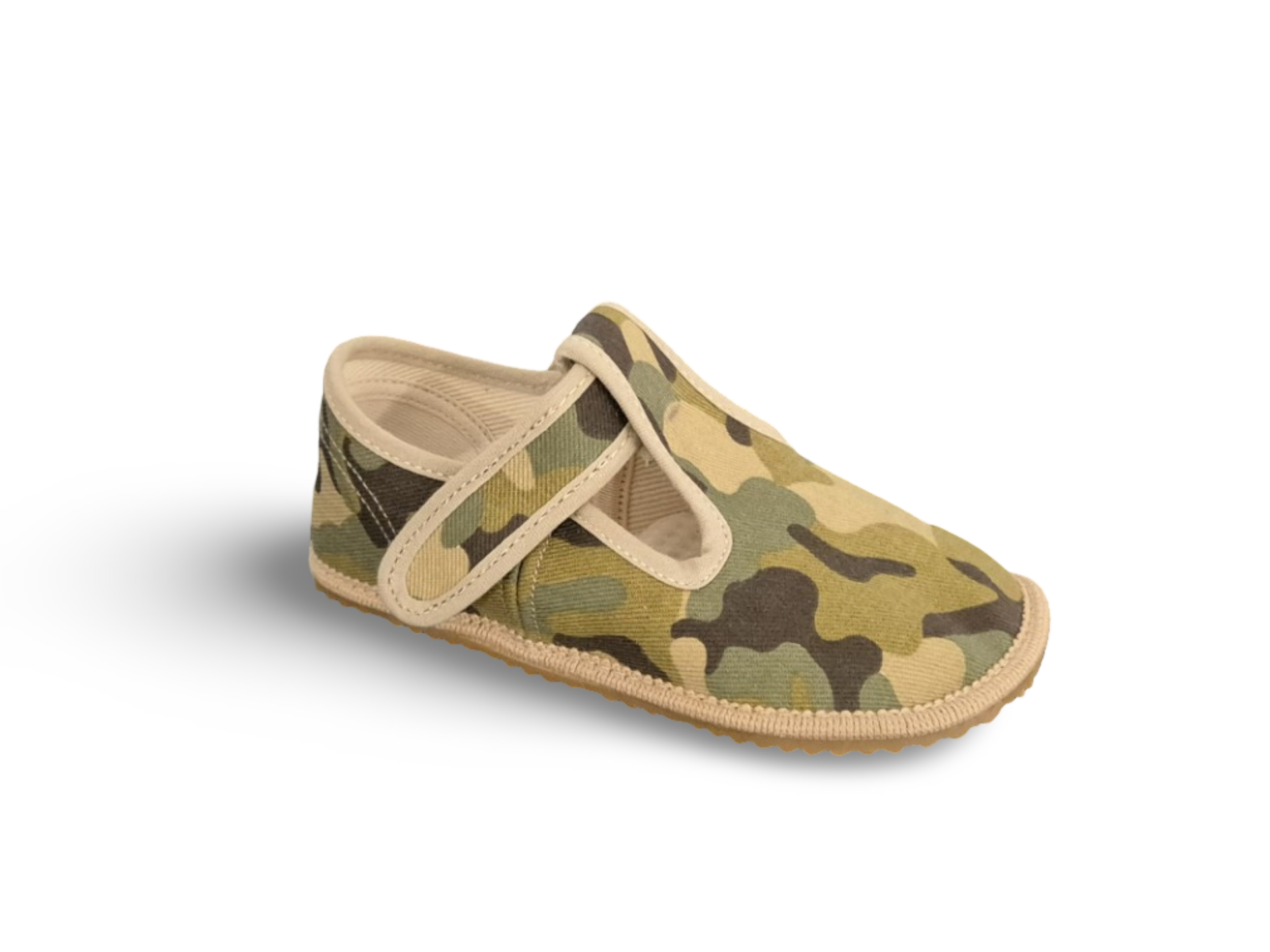 Levně Beda barefoot přezůvky Army