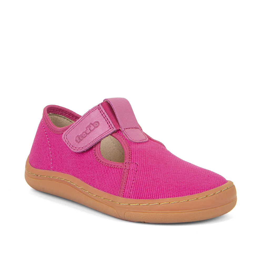 Levně Barefoot tenisky Froddo canvas shoes Fuxia