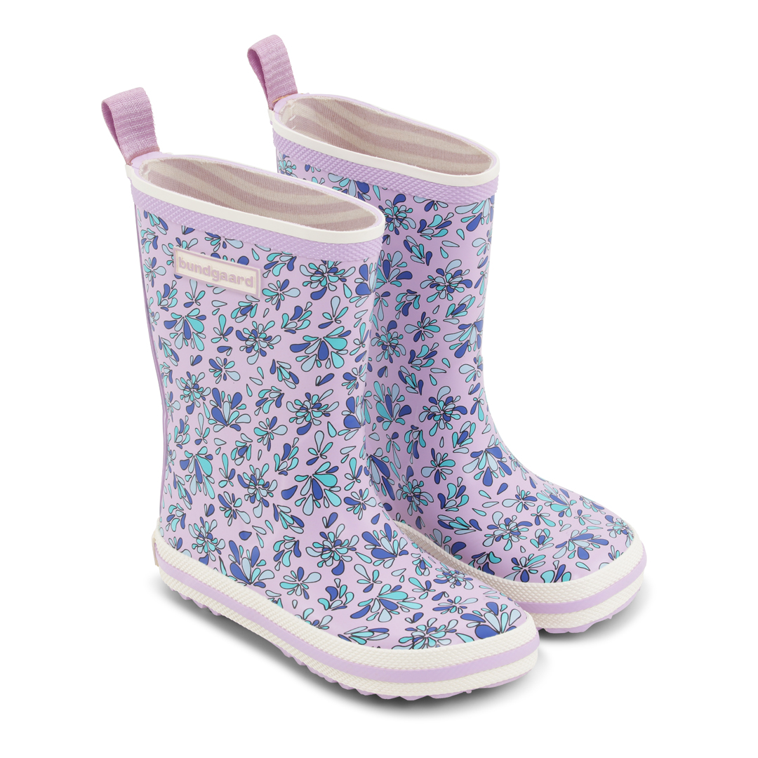 Levně Barefoot gumáky Bundgaard Charly High Multi colored Purple