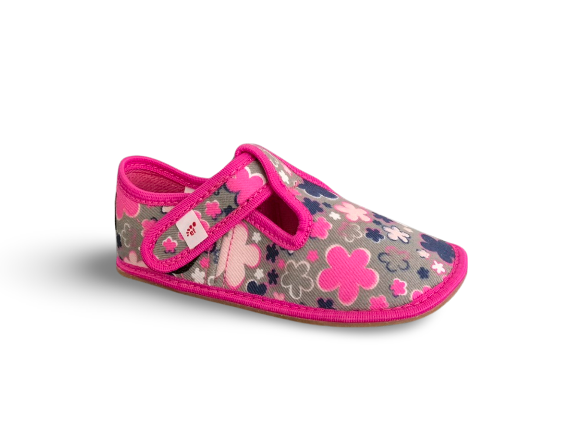 Levně Barefoot bačkory Ef Flowers klasik 395