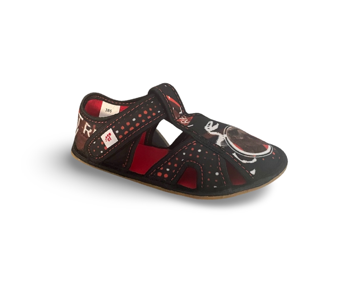 Levně Barefoot bačkory Ef T-rex sandálkové 386