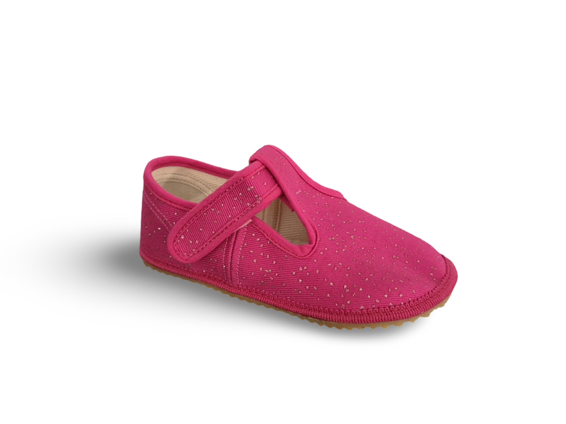 Levně Beda barefoot přezůvky Pink Shine