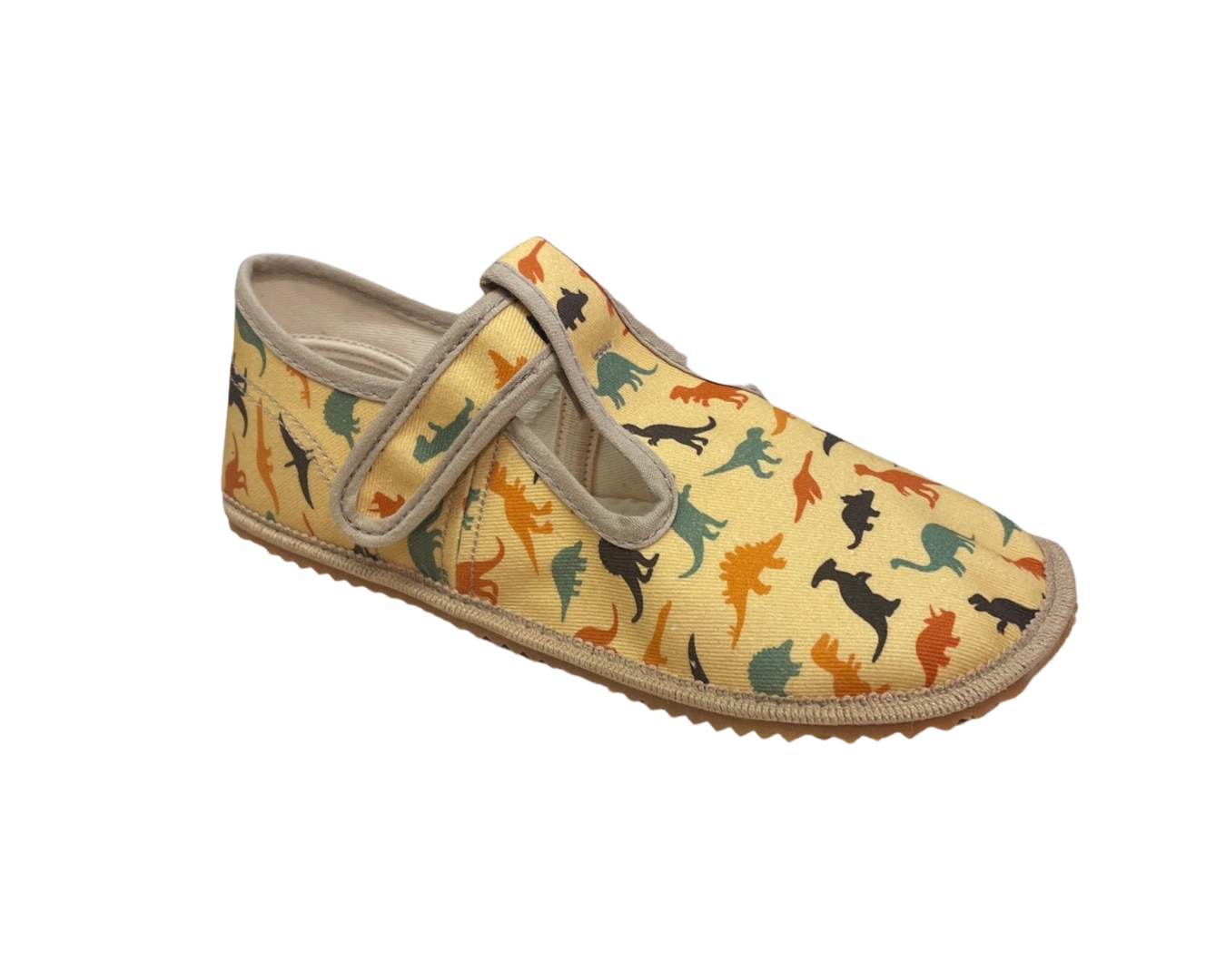 Levně Beda barefoot přezůvky Dinosaurs