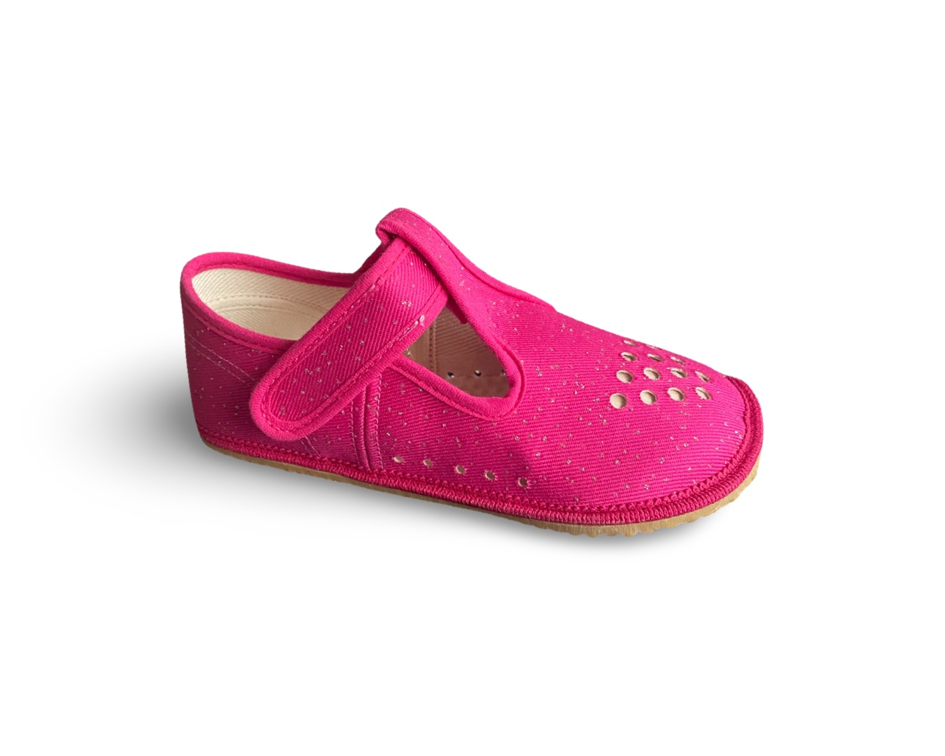Levně Beda barefoot přezůvky Pink Shine BF 060010/W/PF