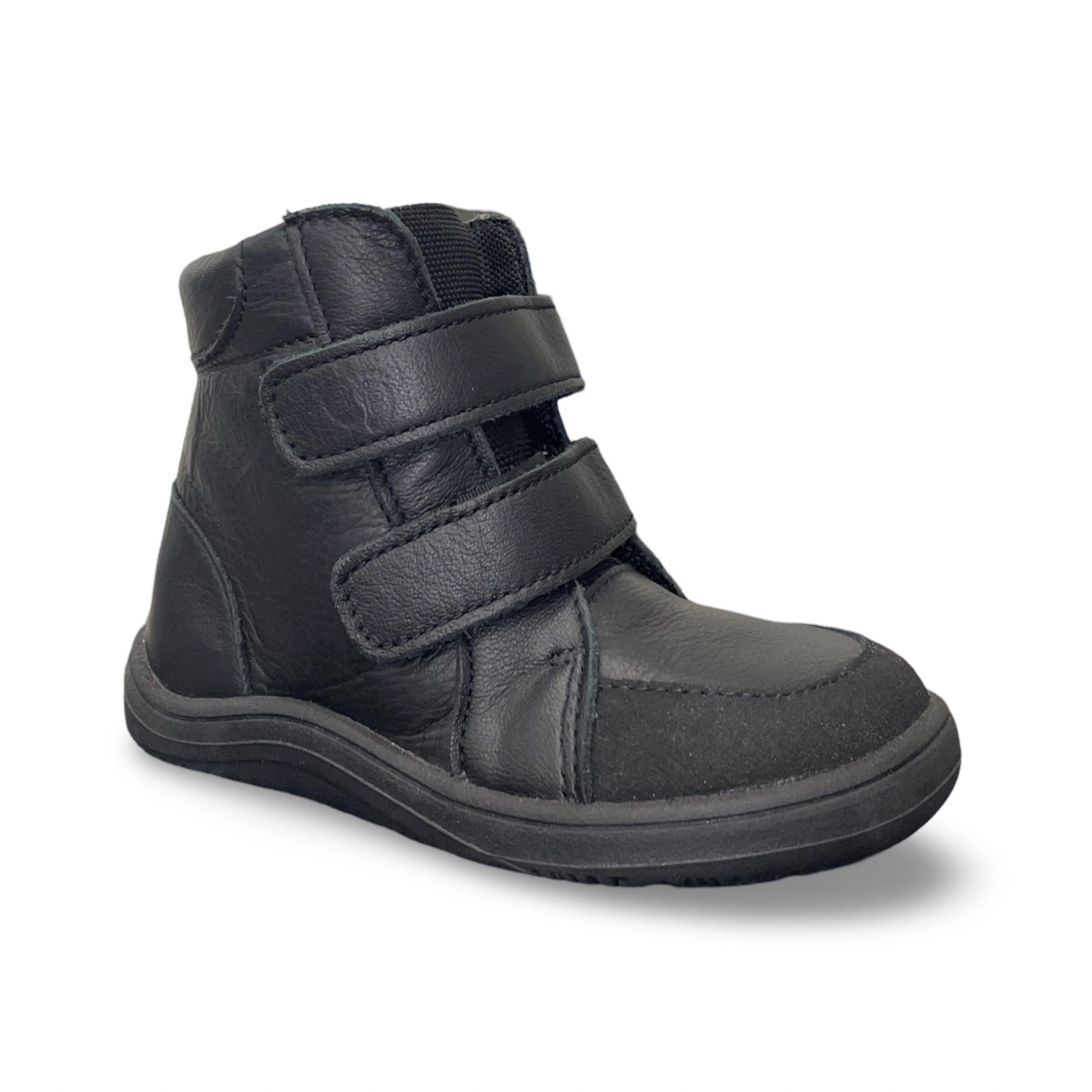 Levně Baby bare shoes Baby bare FEBO winter black asfaltico