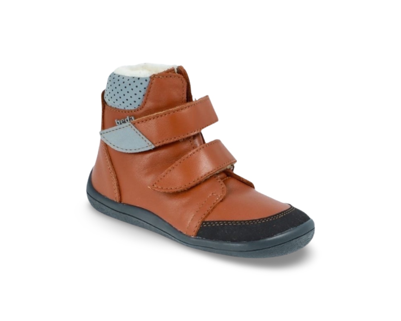 Levně Zimní vysoké boty Beda barefoot Beda Bruno BF 0004/W/SO/MK