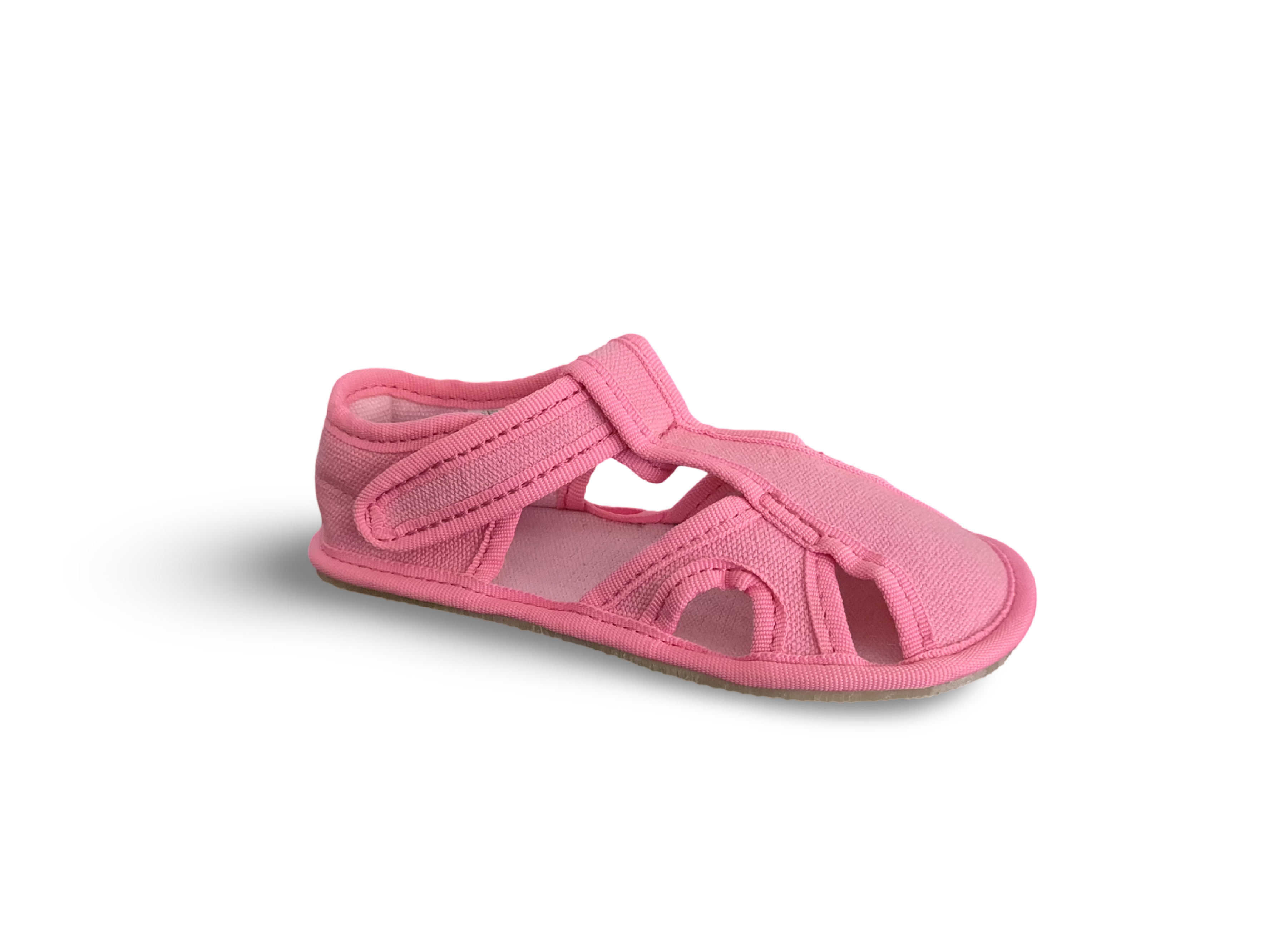 Levně Barefoot bačkory Ef Pink sandálkové 386