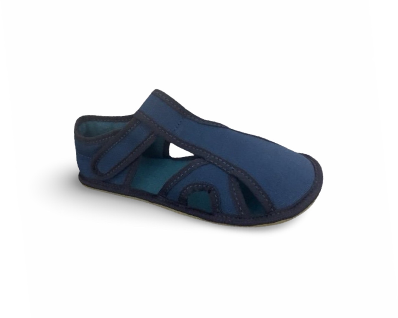 Levně Barefoot bačkory Ef Blue sandálkové 386