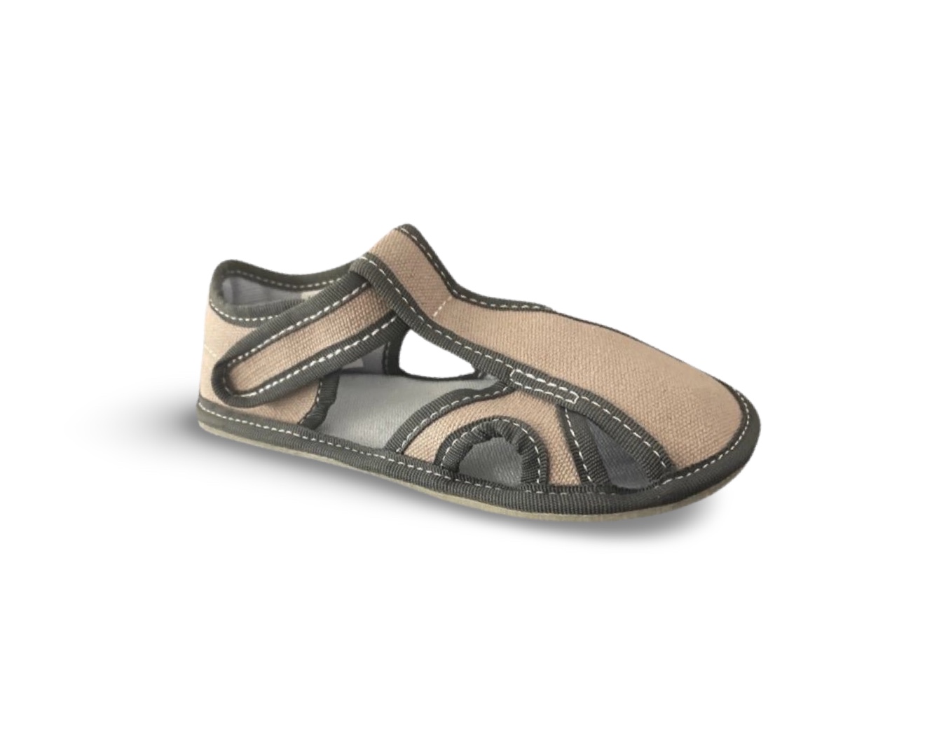 Levně Barefoot bačkory Ef Grey sandálkové 386