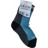 Dětské ponožky Surtex 70% merino  - modré JARO - PODZIM