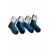 Dětské ponožky Surtex 70% merino  - modré JARO - PODZIM