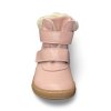 Zimní kotníkové barefoot boty Pegres SBF42 růžové