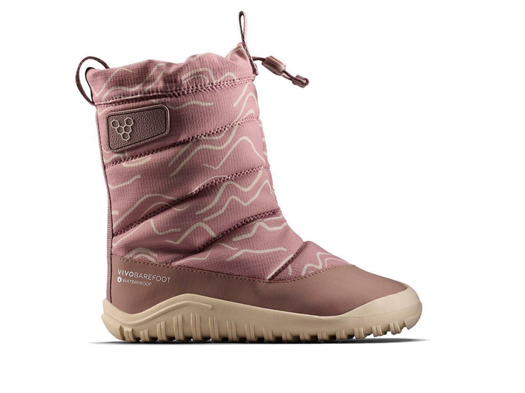 Vivobarefoot TRACKER BOOT AT PRESCHOOL TWILIGHT MAUVE