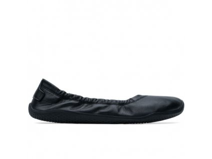 Vivobarefoot ASANA YIN BALLERINA LEATHER WOMENS OBSIDIAN