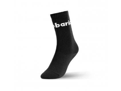 barebarics barefoot ponozky crew black big logo 51989 size large v 1