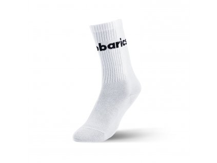 barebarics barefoot ponozky crew white big logo 51988 size large v 1