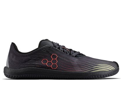 Vivobarefoot PRIMUS FLOW MENS OBSIDIAN/CHERRY TOMATO