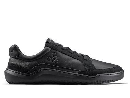 Vivobarefoot GOBI II SNEAKER PREMIUM LEATHER MENS TRIPLE OBSIDIAN