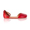 SHAPEN sandálky Poppy Cherry wide