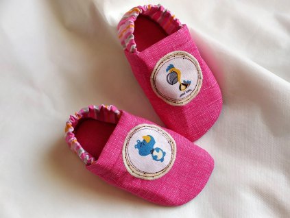 zvířátka v kruhu růžová