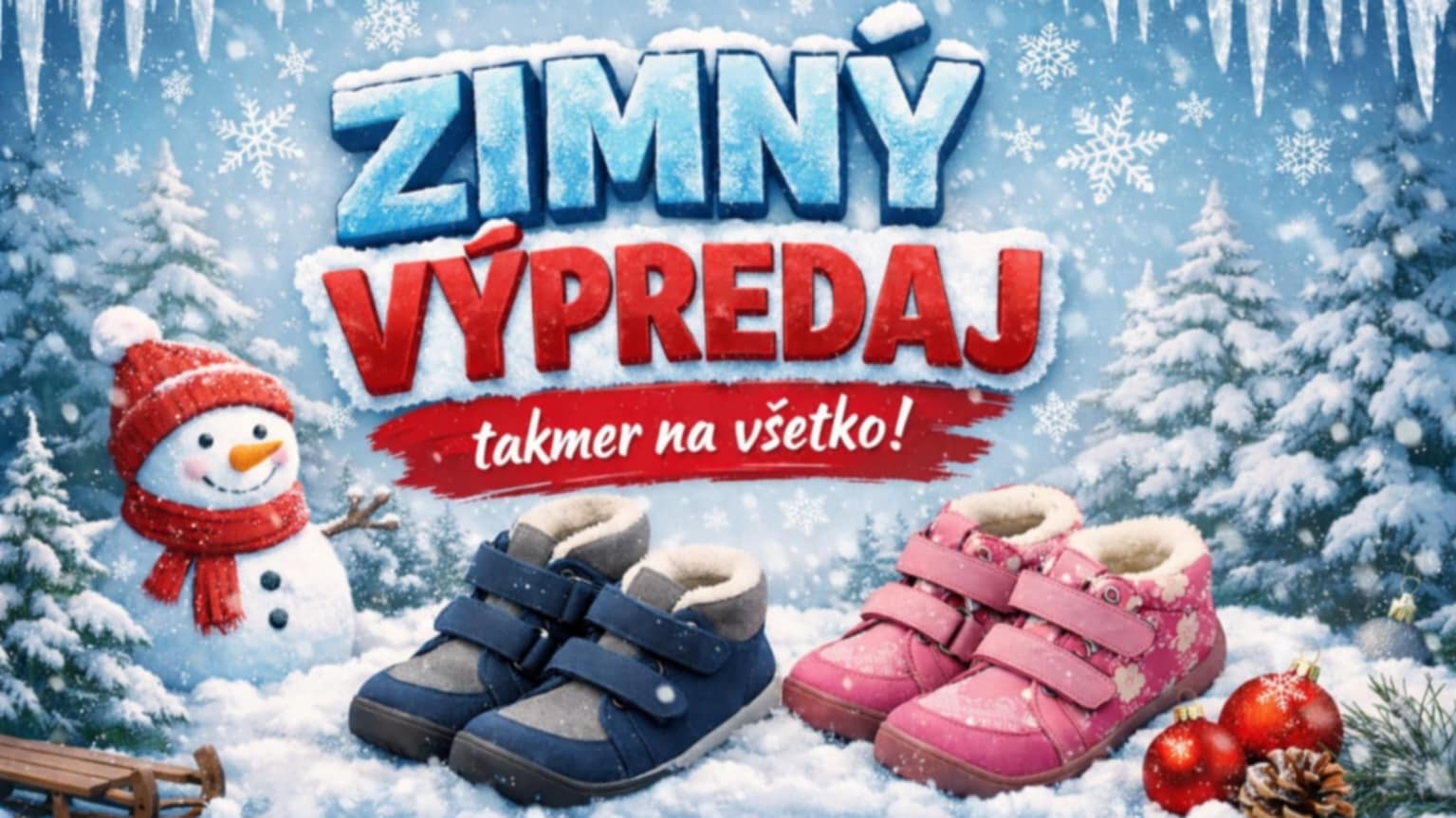 Zimný výpredaj takmer na všetko