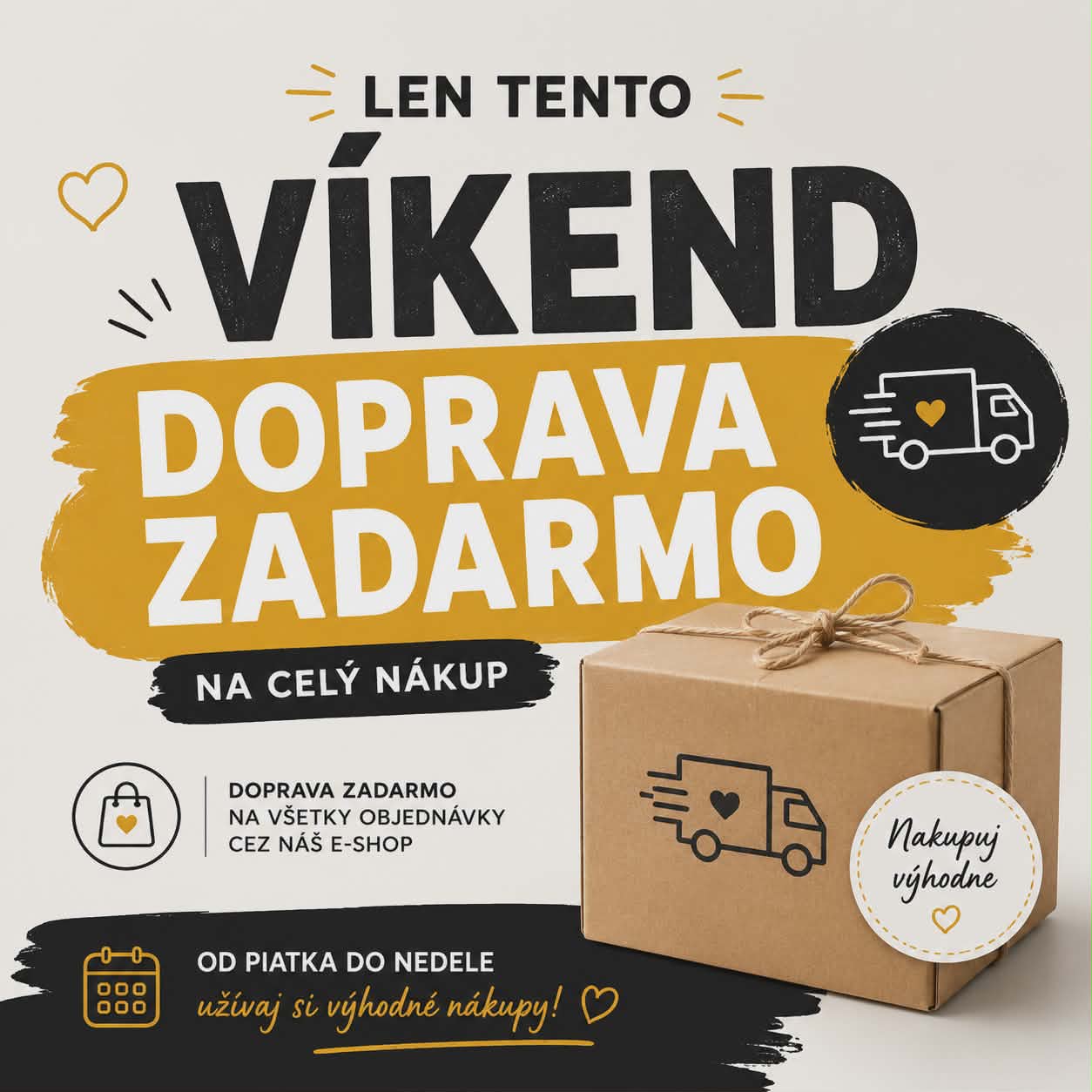 Doprava zadarmo