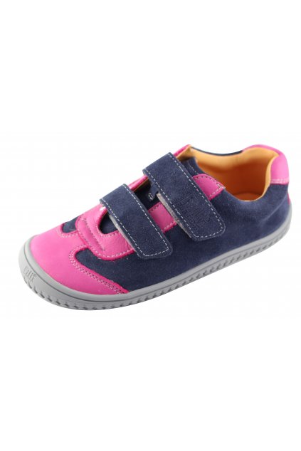 Filii Barefoot Klett Tenisky Ocean/Pink Velour - W