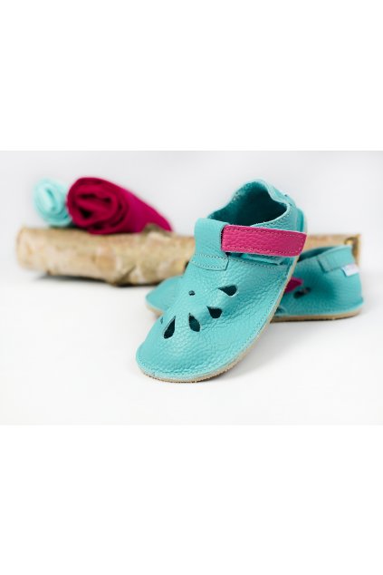 Baby Bare Shoes IO Flower - Front Perforation