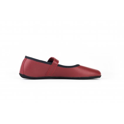 AHINSA Barefoot balerínky Ananda vínové