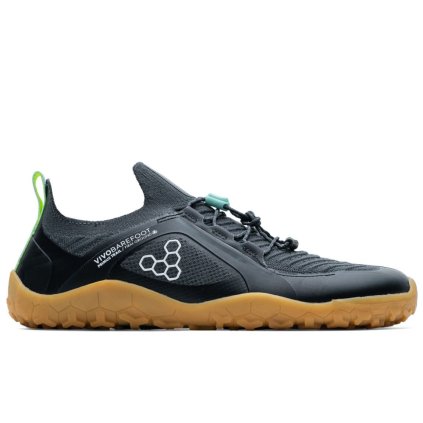 VIVOBAREFOOT PRIMUS TRAIL KNIT FG WOMENS GRAPHITE/GUM - dámské terénní běžecké boty