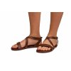 AHINSA HAVA 2.0 hnědé - dámské barefoot sandály