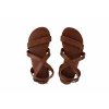 AHINSA HAVA 2.0 hnědé - dámské barefoot sandály