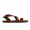 AHINSA HAVA 2.0 hnědé - dámské barefoot sandály