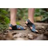 AHINSA SUNA denim - dámské barefoot sandály