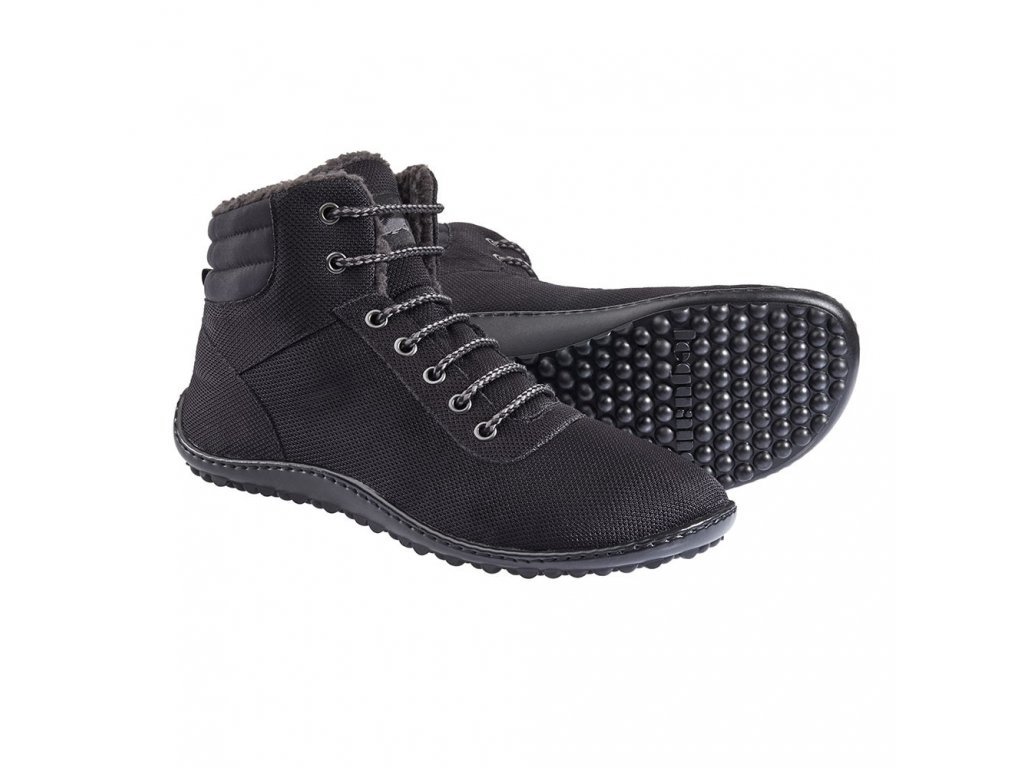 Barefoot zimní dámské boty Leguano Kosmo black | Barego